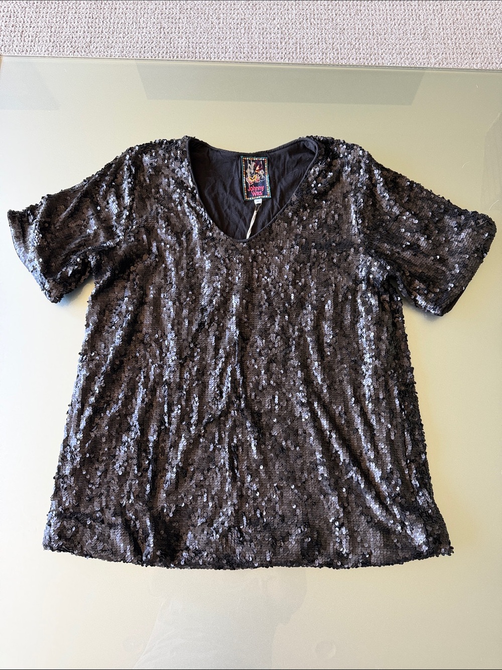 Johnny Was Sequin Top medium